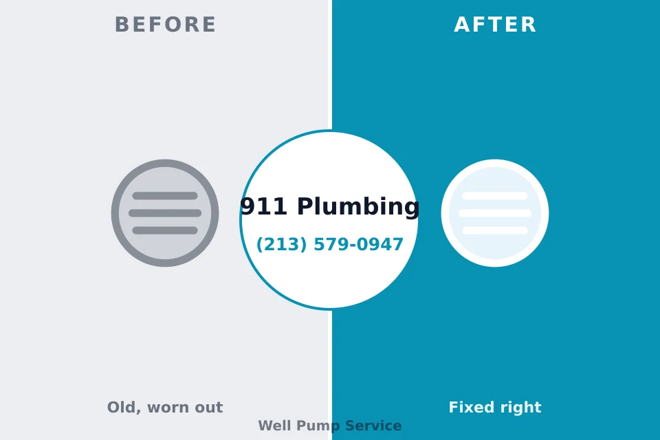 Before and after: plumbing repair Rand, WV